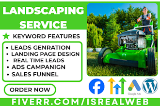 generate landscaping service, landscape architecture lead, landscaping website