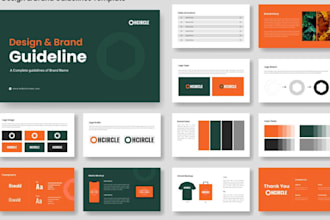 design brand identity, brand guideline, brand book, brand style guide on canva
