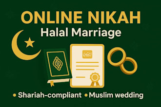 perform your authentic online nikah with islamic guidance