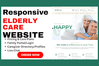 home care elderly care website healthcare elderly care medical website