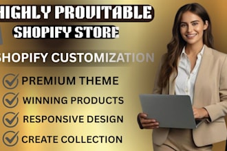 create or fix shopify website custom design shopify liquid code, shopify theme