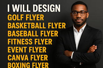 design professional sports and event flyers in canva