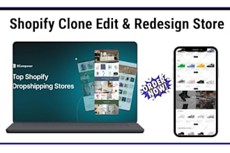 edit and manage your shopify store professionally