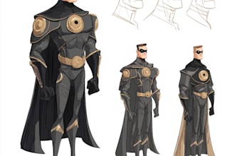 do superhero or villain character design