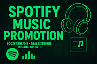 do spotify album promotion, spotify music track promotion