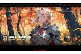 design anime shopify store anime website anime clothing store clothing website