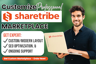 setup and customize your sharetribe marketplace with landing page mvp