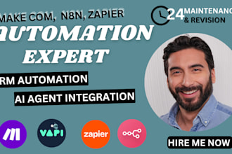 do make com automation made com vapi ai automation n8n automation monday crm