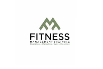 design fitness management training logo