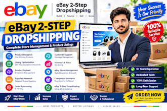be your walmart and ebay 2 step dropshipping VA