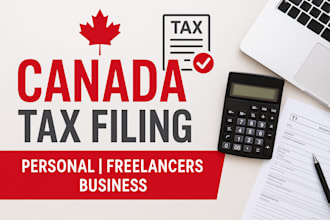 professionally file canada tax returns for individuals, freelancers and business