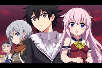 draw anime, manga or game characters
