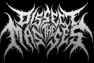design a logo for metal bands, rock, death metal, grindcore, deathcore