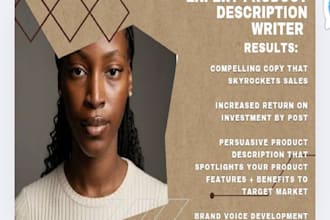 write catchy product descriptions for your e commerce store