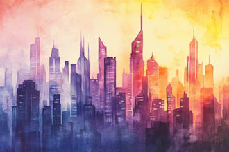 create detailed art of sci fi cyberpunk psychedelic artwork