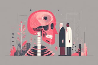 make scientific medical anatomy educational illustrations