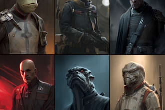 do star wars, game character or sci fi game character