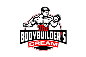 create awesome and gorgeous bodybuilder logo design