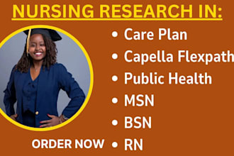 write public health, nursing, and healthcare content