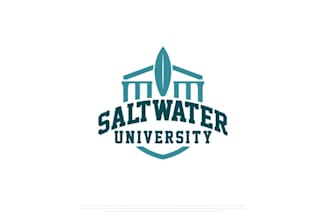 design creative university college surfing logo