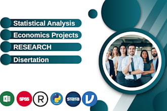 assist with assigned statistical data analysis and economics using spss python