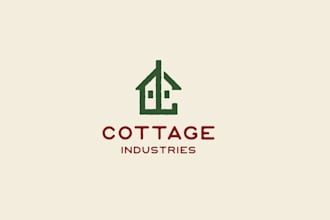 design rental mountain cabin company logo