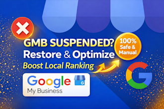 restore and optimize suspended google my business profile