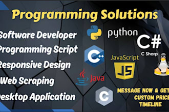 do oop, data structure, and database projects , python, cpp, web and c sharp