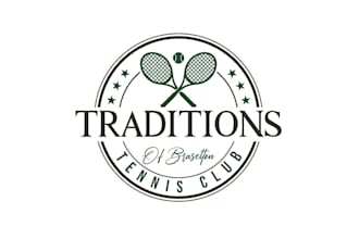 create wonderful and excellent tennis logo design