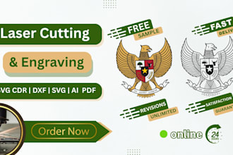 design professional laser cutting and engraving files dxf cdr svg ai