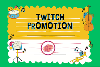 do twitch promotion to bring subs, twitch live viewers