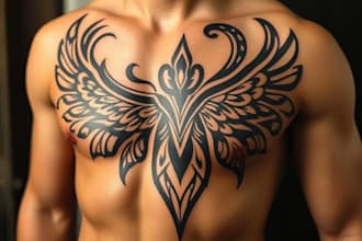 design a polynesian maori tribal tattoo