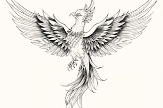 draw your cutom tattoo design, sketch, linework