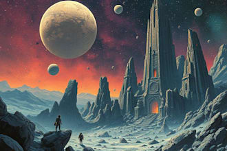 sci fi illustration and sci fi art