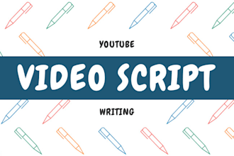 research and write high compelling youtube video script that breaks the internet