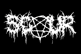 design a chaotic black metal logo for your band or merch