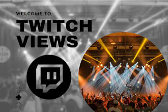 promote and boost twitch views organically