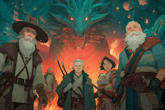 fantasy dnd character illustration
