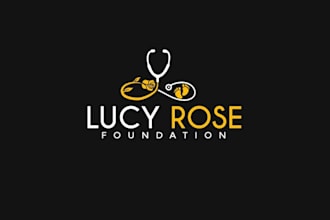 design lucy rose foundation pediatric medical logo