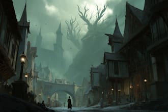 create a fantasy character concept art