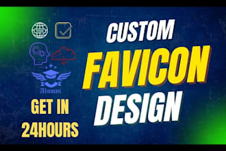 design custom professional favicon