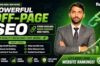 build high authority backlinks powerful off page SEO