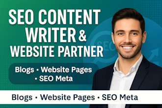 write SEO website content and be your long term content partner