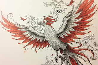 create a tattoo design of tattoo sleeve