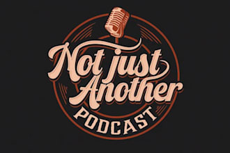 design a creative podcast cover art and logo in 1 day