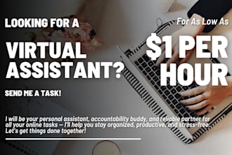 be your reliable virtual assistant or online helper for dirt cheap