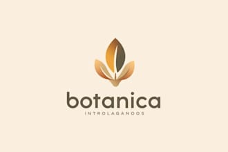 make perfect beautiful botanical logo