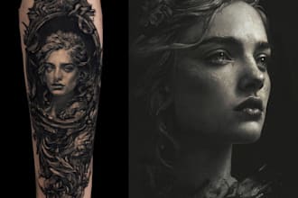 create a unique and custom tattoo design