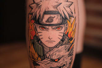 anime, manga, japanese theme for your tattoo