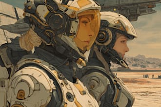 sci fi illustration and sci fi art